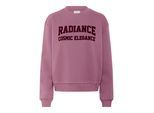 Sweatshirt KAFFE "Sweatshirt KAprecious", Damen, Gr. XXL, rosa (tulipwood), Obermaterial: 70% Baumwolle CO. 30% Polyester PES., Sweatshirts Sweatshirt