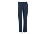 Stoffhose FRANSA "Hose FRLANO", Damen, Gr. 44, N-Gr, blau (schwarz peacoat), Obermaterial: 66% Viskose CV. 30% Polyamid PA. 4% Elasthan EL., Hosen Stoffhose