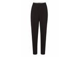 Marlene-Hose FRANSA "Hose FRCALLIE", Damen, Gr. 38, N-Gr, schwarz (schwarz mix), Obermaterial: 78% Polyester PES. 18% Viskose CV. 4% Elasthan EL., Hosen