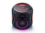 Sharp PS921BK Bluetooth Party Lautsprecher tragbar 130W mit 14h Akku, LED Beleuchtung & IPX5 Schutz