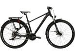Mountainbike KROSS "Hardtail 27,5" Hexagon X200 schwarz 21 Gänge mit Beleuchtung 2026" Gr. 43, schwarz, schwarz, Fahrräder, Herren, 43cm, 27,5+ Zoll (69,85cm) hinten: 27,5+ Zoll (69,85cm), Rahmen aus Aluminium Performance