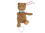 Spieluhr FEHN "FredErik, Mini-Spieluhr Bär", braun, Spieluhren, KinderB:8cm H:20cm T:6,4cm, Plüsch, B:8cm H:20cm T:6,4cm