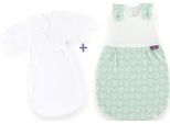 Babyschlafsack TRÄUMELAND "Set Kuschelhase", Baby, Gr. 56/62, umlaufender Reißverschluss, bunt, Obermaterial: 100% Baumwolle, Schlafsäcke
