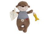 Kuscheltier FEHN "Otter Theo, Einschlafhilfe Otter", braun, Plüschfiguren, KinderB:10,5cm H:27cm T:6cm, Plüsch, Kuscheltier, mit Sound, B:10,5cm H:27cm T:6cm