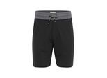 Sweatshorts BLEND "Sweatshorts BHJulio", Herren, Gr. L, N-Gr, schwarz, Obermaterial: 55% Baumwolle CO. 45% Polyester PES., Hosen Sweatshorts