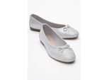 Copos Leder Schleife Kappe Ballerina