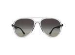 Ray-Ban RB4376 647711 gepolijst transparant grijs gradiÃ«nt zonnebril