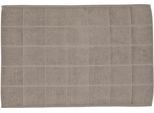 Duschmatte ROSS "Duschvorleger", braun (cappuccino), H:10mm, Baumwolle, Badematten, besonders weich, Badezimmerteppich, uni