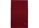 Gästehandtücher ROSS "Vita 4004", rot (marsala), B:30cm L:50cm, Frottier, Obermaterial: 100% Baumwolle, Handtücher, Bestickung ROSS-Emblem