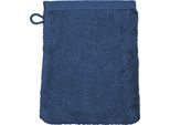 Waschhandschuh ROSS "Vita 4004", blau, B:16cm L:22cm, Frottier, Handtücher, Waschhandschuh
