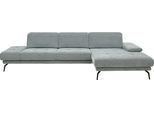 Recamiere DIE PLANBAR "MP-IN20126 L-Form mit Kaltschaum-Polsterung", blau (ocean), B:328cm H:82cm T:190cm, 100% Polyester, Sofas, Recamiere, mit Kopfteilverstellung, optional Sitztiefen- & Armteilverstellung