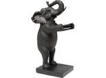 Toilettenpapierhalter KARE DESIGN "Elefant 42x22x16,8cm", braun (schwarz), B:22cm H:42cm L:16,8cm, Toilettenpapierhalter, Toilettenpapierhalter, aus Polyresin