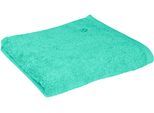 Handtücher ROSS "Vita 4004", blau (lagune), B:50cm L:100cm, Frottier, Obermaterial: 100% Baumwolle, Handtücher, Bestickung ROSS-Emblem
