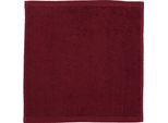 Seiftuch ROSS "Vita 4004", rot (marsala), B:30cm L:30cm, Frottier, Handtücher, Seiftuch