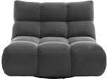 1,5-Sitzer HOME AFFAIRE "Graceland, 360 drehbarer Sessel, Breite 107cm", anthrazit, B:112cm H:85cm T:108cm, 95% Polyester, 5% Nylon, Sofas, 1 5-Sitzer, mit eleganter Steppung, Rundumbezug & weicher Polsterung