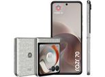 MOTOROLA Smartphone "razr 70", Energieeffizienz: A, silber (pantone hellweiß), 256 GB, Mobiltelefone, Smartphone