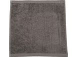 Seiftuch ROSS "Vita 4004", grau (flanell), B:30cm L:30cm, Frottier, Handtücher