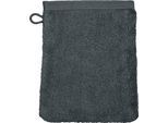 Waschhandschuh ROSS "Vita 4004", grau (schiefer), B:16cm L:22cm, Frottier, Handtücher, Waschhandschuh
