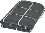 Duschtuch ROSS "Überkaro 9032", grau (anthrazit), B:75cm L:140cm, Frottier, Baumwolle, Handtücher, Duschtuch, 100% Baumwolle, kariert, in modischen Karo Farben