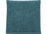 Seiftuch ROSS "Vita 4004", blau (pazifik), B:30cm L:30cm, Frottier, Handtücher, Seiftuch