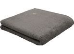 Handtücher ROSS "Vita 4004", grau (flanell), B:50cm L:100cm, Frottier, Obermaterial: 100% Baumwolle, Handtücher, Handtücher, Bestickung ROSS-Emblem