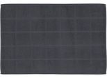 Duschmatte ROSS "Duschvorleger", grau (anthrazit), H:10mm, Baumwolle, Badematten, Duschmatte, besonders weich, Badezimmerteppich, uni