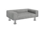 VidaXL Hundebett grau 70 cm, 26,5 cm, 70 cm