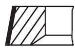 MAHLE Kolbenringsatz 00523n2