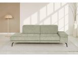 Recamiere DIE PLANBAR "MP-IN20126 L-Form mit Kaltschaum-Polsterung", grün, B:230cm H:82cm T:115cm, 100% Polyester, Sofas, Recamiere, mit Kopfteilverstellung, wahlweise mit Drehsitz-Funktion