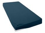 Spannbettlaken OTTO HOME "Desner", blau, B:200cm L:200cm, Microfaser, Obermaterial: 100% Polyester, Bettlaken, Spannbettlaken, Mikrofaser, für Matratzen bis 20cm Höhe, 100% Polyester, Bettlaken