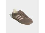 Sneaker ADIDAS ORIGINALS "GAZELLE INDOOR", Damen, Gr. 37, earth strata, wonder quartz, gum5, Leder, Synthetik, Schuhe Sneaker