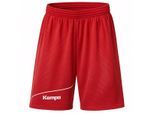 Shorts KEMPA "Shorts REVERSIBLE Kids", Mädchen, Gr. 116, N-Gr, rot (rot, weiß), Obermaterial: 100% Polyester PES., Hosen Shorts