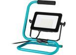 EGLO Deckenstrahler "AVELAR Strahler - Alu, Kunststoff - LED - 30W - IP65", schwarz, türkis, 1, H: 31,5cm, 1 Stk., Leuchten, LED Baustrahler, Arbeitsleuchte, Arbeitsscheinwerfer, L27xB21xH31,5 cm, Deckenstrahler