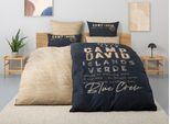 Wendebettwäsche CAMP DAVID "Jerre", dunkelblau, B/L: 135cm x 200cm, 1 Stk., 1 Stk., Renforcé, B/L: 80cm x 80cm, 2 tlg., Renforcé, Obermaterial: 100% Baumwolle, Bettwäsche, Wendebettwäsche, NEUHEIT Bettwäsche ab 135x200cm, mit Schriftzug
