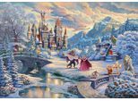 Puzzle SCHMIDT SPIELE "Disney, Die Schöne und das Biest, Zauberhafter Winterabend", bunt, Puzzles, KinderB:69cm H:49cm, Pappe, Motiv, Puzzle, Limited Christmas Edition; Made in Germany, B:69cm H:49cm