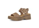 Plateausandaletten GABOR "Plateau Sandale", Damen, Gr. 40, braun, Schuhe