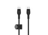BELKIN USB-Kabel "BoostCharge PRO Flex USB-C/USB-C Kabel bis 60W 2m", schwarz, 200cmcm, Kabel, USB-Kabel