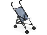 Puppenbuggy CHIC2000 "Roma, Mini-Buggy", blau (jeans blau), Puppenwagen, KinderB:29cm H:57cm T:50cm, Kunststoff, Metall, Stoff, Puppenbuggy, B:29cm H:57cm T:50cm