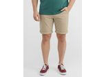Chinoshorts LERROS "Kurze Chino aus Baumwollmix in großen Größen", Herren, Gr. 42, medium kitt, 74% Baumwolle, 24% Polyester, 2% Elasthan, Hosen Chinoshorts