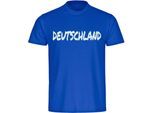 multifanshop Herren T-Shirt - Deutschland - Textmarker - Druck weiß - Männer
