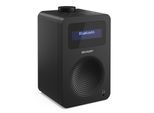 Sharp DR-430 Tokyo DAB+ Digitalradio Bluetooth Lautsprecher UKW DAB Wecker Dual-Alarm, schwarz