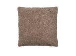 Blomus Fellkissenbezug Teddy, Taupe, Textil, rechteckig, 50x50 cm, Wohntextilien, Bezüge, Kissenbezüge