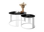COUCHTISCH 2 in 1 LORI GLASS