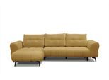 ECKSOFA SALVINI 4-Sitzer, honig