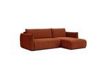 ECKSOFA TAUER 3-Sitzer links, orange