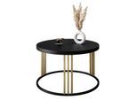 COUCHTISCH 2 in 1 LORI MIX schwarz matt