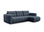 ECKSOFA CLOUDI 4-Sitzer rechts, marineblau
