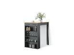 BARTISCH Regusa Anthrazit/Goldkraft Eiche 67 x 100 cm