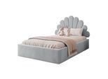 POLSTERBETT ASHLEY mit Bettkasten 180x200 cm, Stoff: French Velvet 679