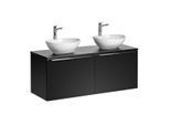 DOPPELWASCHTISCH 120cm Éros Schwarz